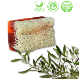 Tropical Guave Scrubzeep – Handgemaakt met Pompoenvezel