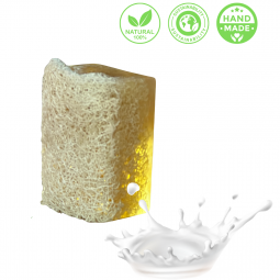 Geitenmelk Zeep met Luffa – Voor een Zachte & Stralende Huid