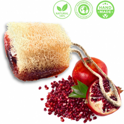 Granaatappelzeep – Handgemaakt & 100% Natuurlijk